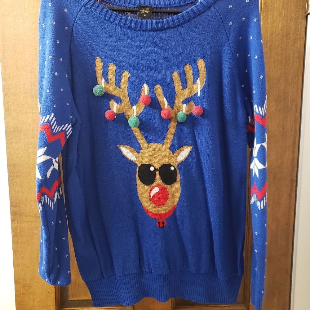 Reindeer ugly sweater
